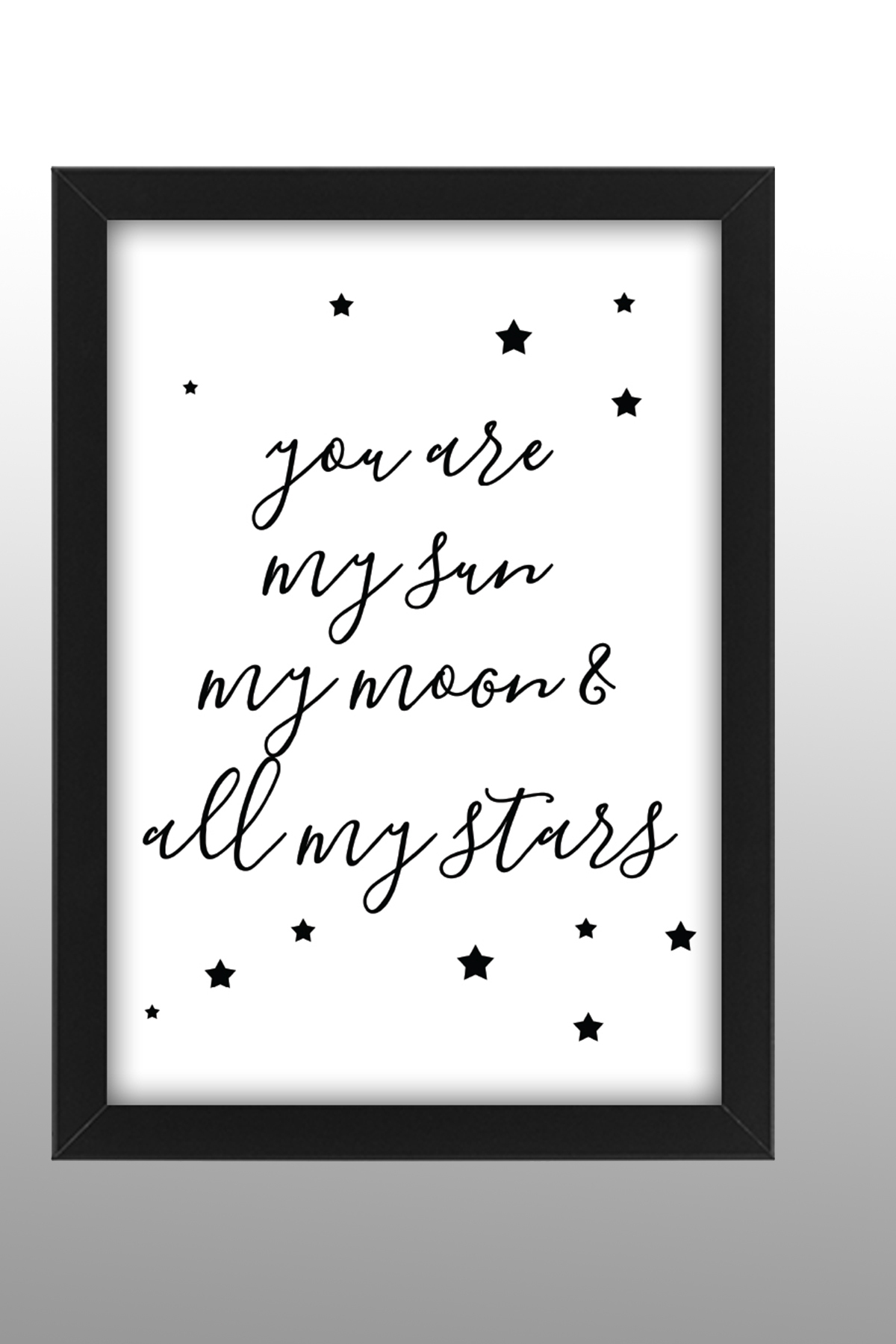 Starss Bytwo you are my sun my moon & all my starss - 30x40 Dekoratif Resimli ...