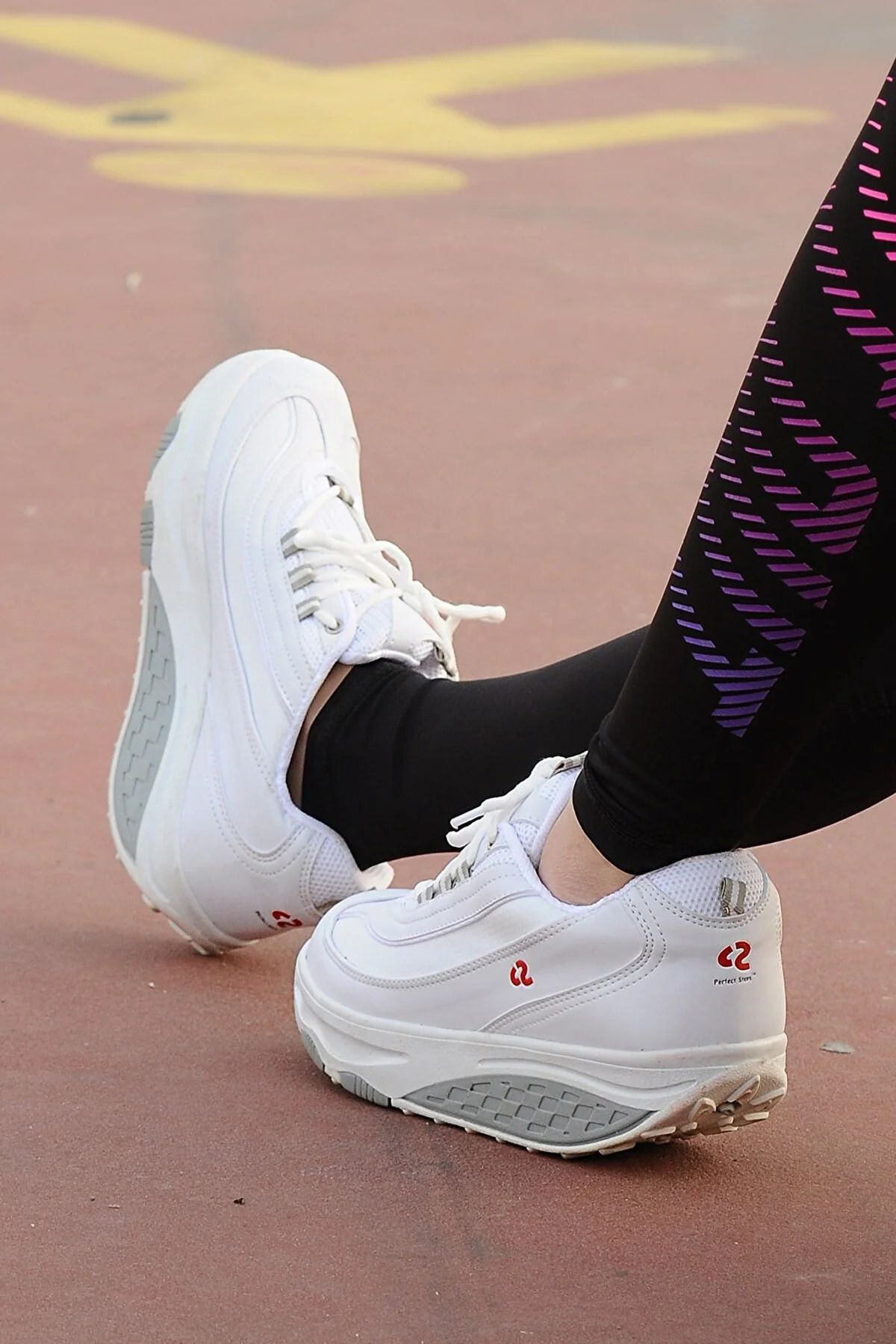 Perfect Steps-Unisex Natural Leather Fitness and Walking Sports Shoes Slimming Shoes with Special Design 1