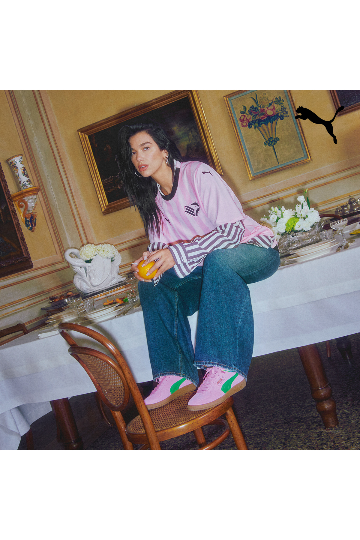 کفش ورزشی معمولی سفید پایه روما 354259141