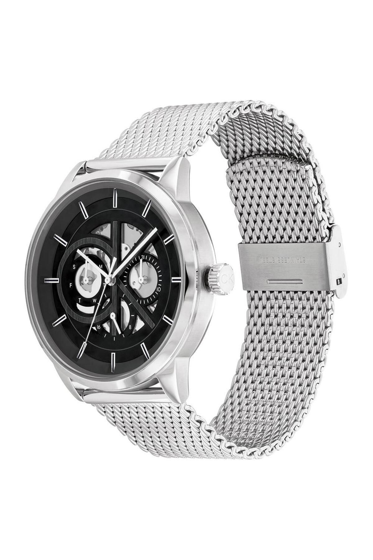 Calvin Klein Watch Silver colored Plain Trendyol