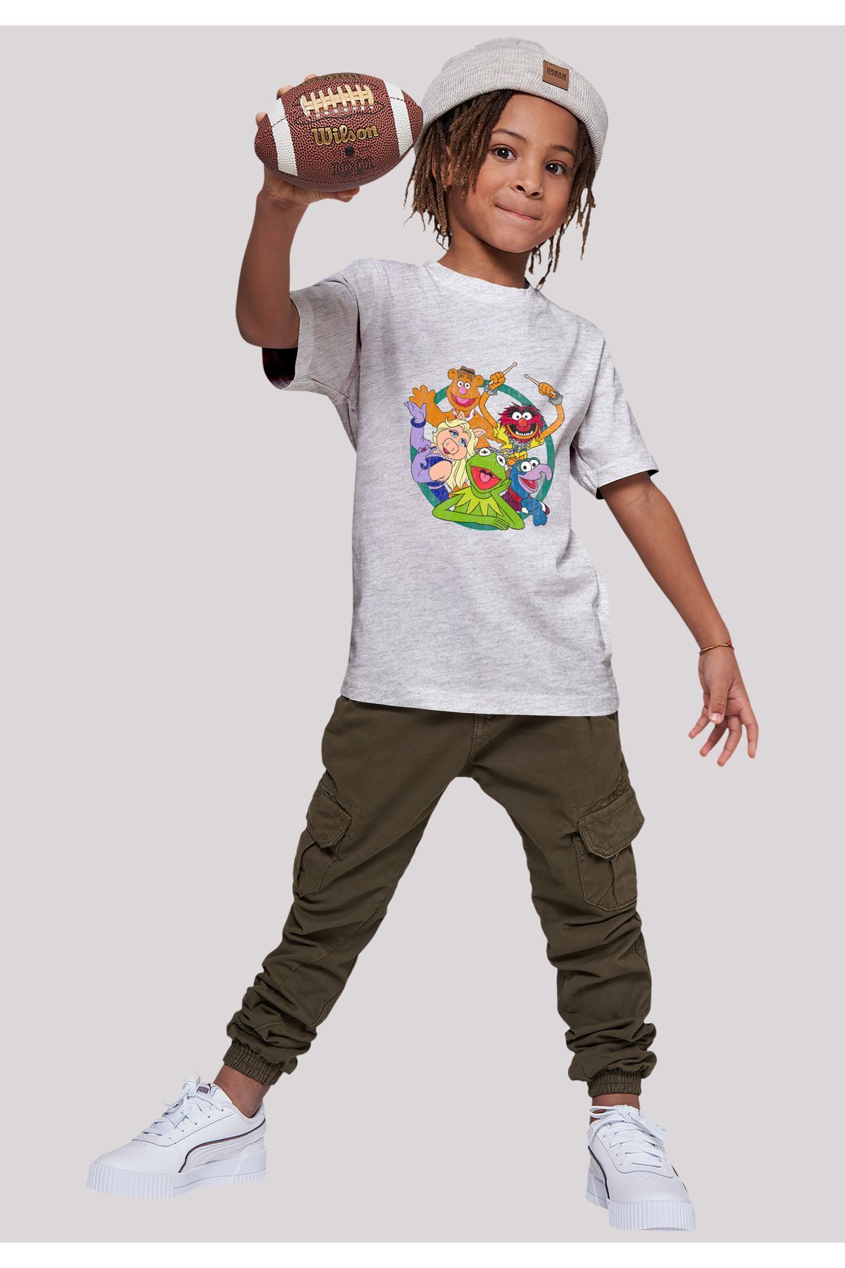 F4NT4STIC Kinder Disney The Muppets Kids mit Basic - Circle Trendyol Group T-Shirt