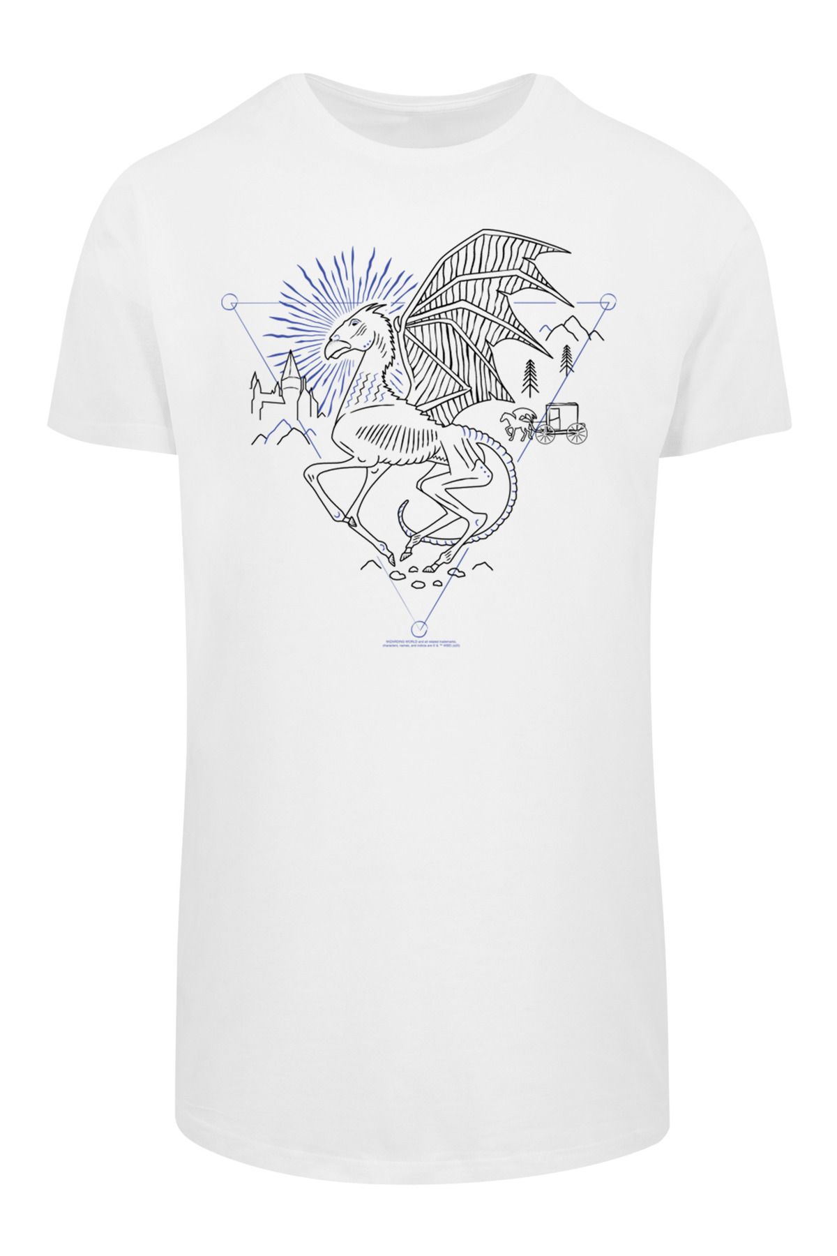 langen Thestral T- Line Herren - Trendyol Art-WHT F4NT4STIC Shirt mit Potter Harry geformtem