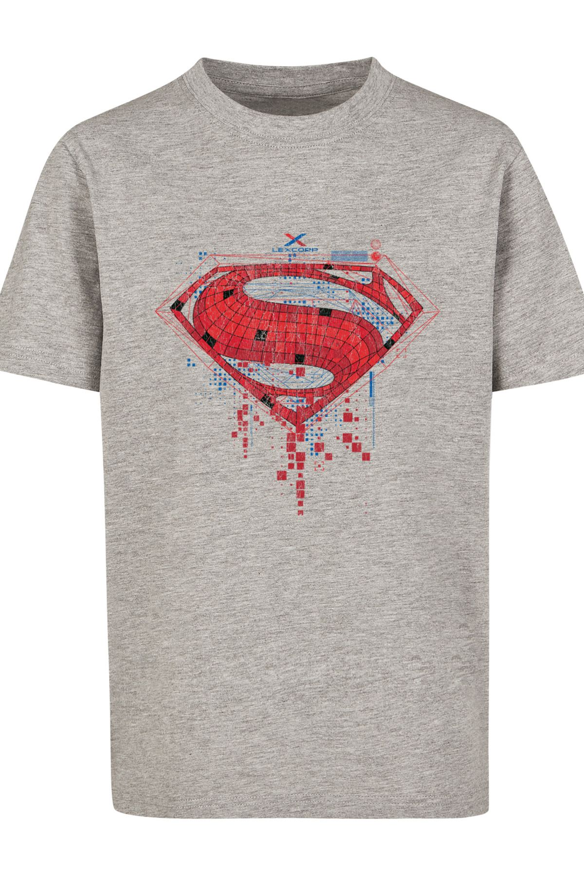 F4NT4STIC Kinder DC Comics Superman - Geo Trendyol Kids T-Shirt Basic Logo-WHT mit