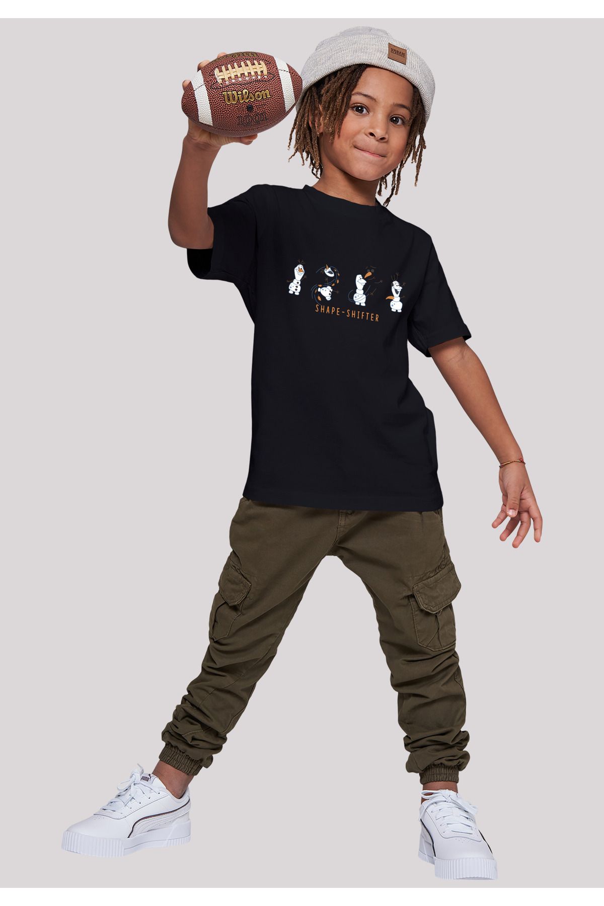 F4NT4STIC Kinder Disney Frozen 2 T-Shirt Kids Shape-Shifter mit Trendyol Basic Olaf 