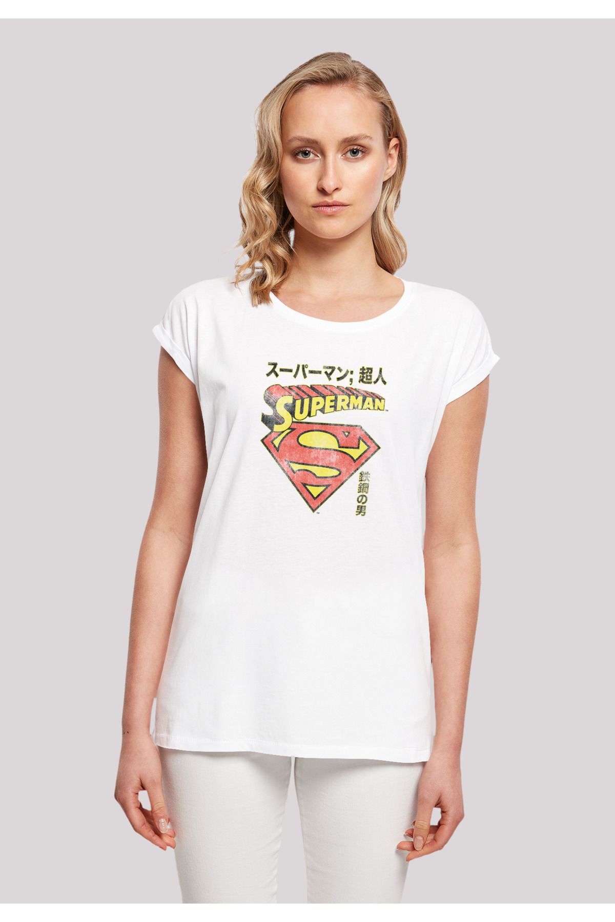 Superman t shirt damen langarm outlet