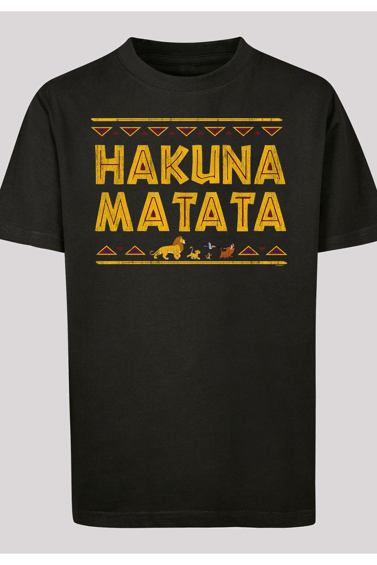 Der Kinder-Basic-T-Shirt König - Matata F4NT4STIC Hakuna Löwen mit der Trendyol Kinder