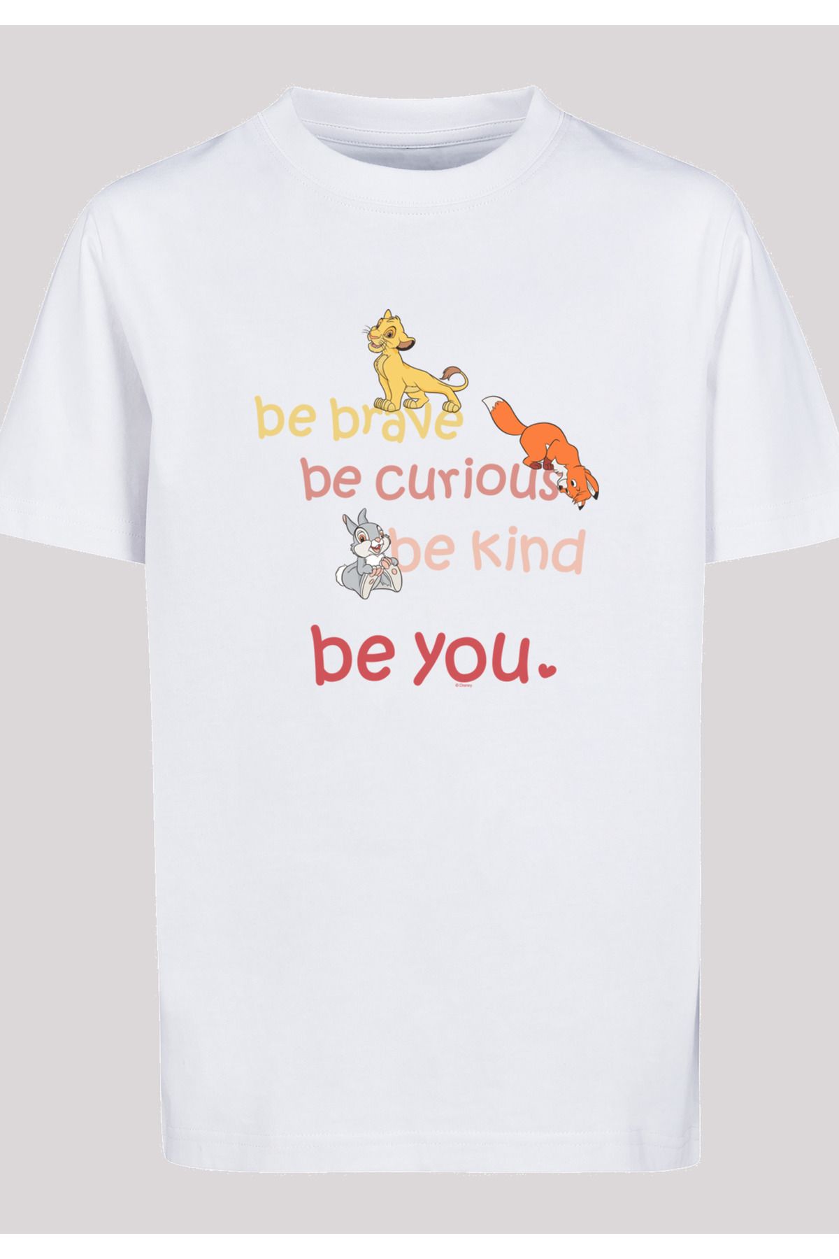 F4NT4STIC Kinder Disney Be Brave Be Curious mit Kids Basic T-Shirt -  Trendyol
