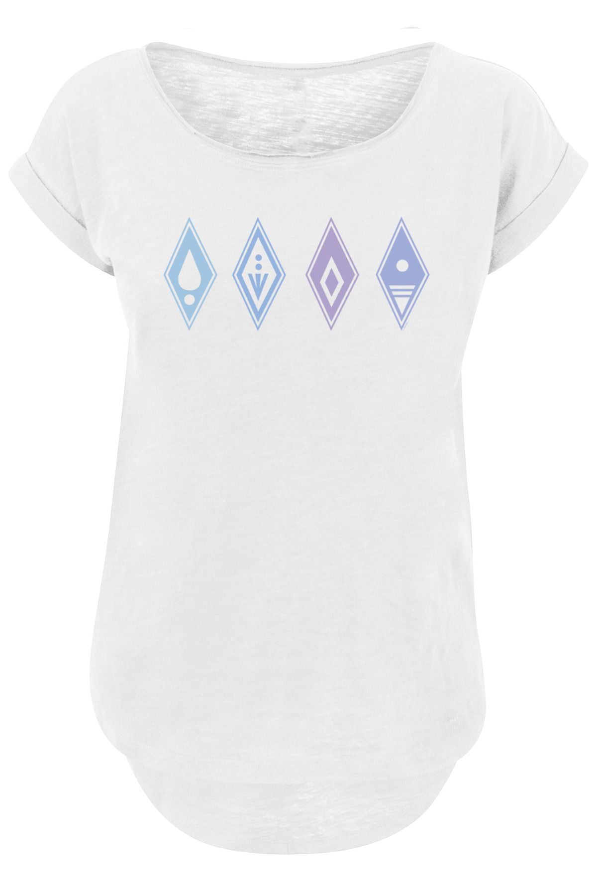F4NT4STIC Damen Disney Frozen 2 Elements Symbols mit Ladies Long Slub Tee -  Trendyol | T-Shirts