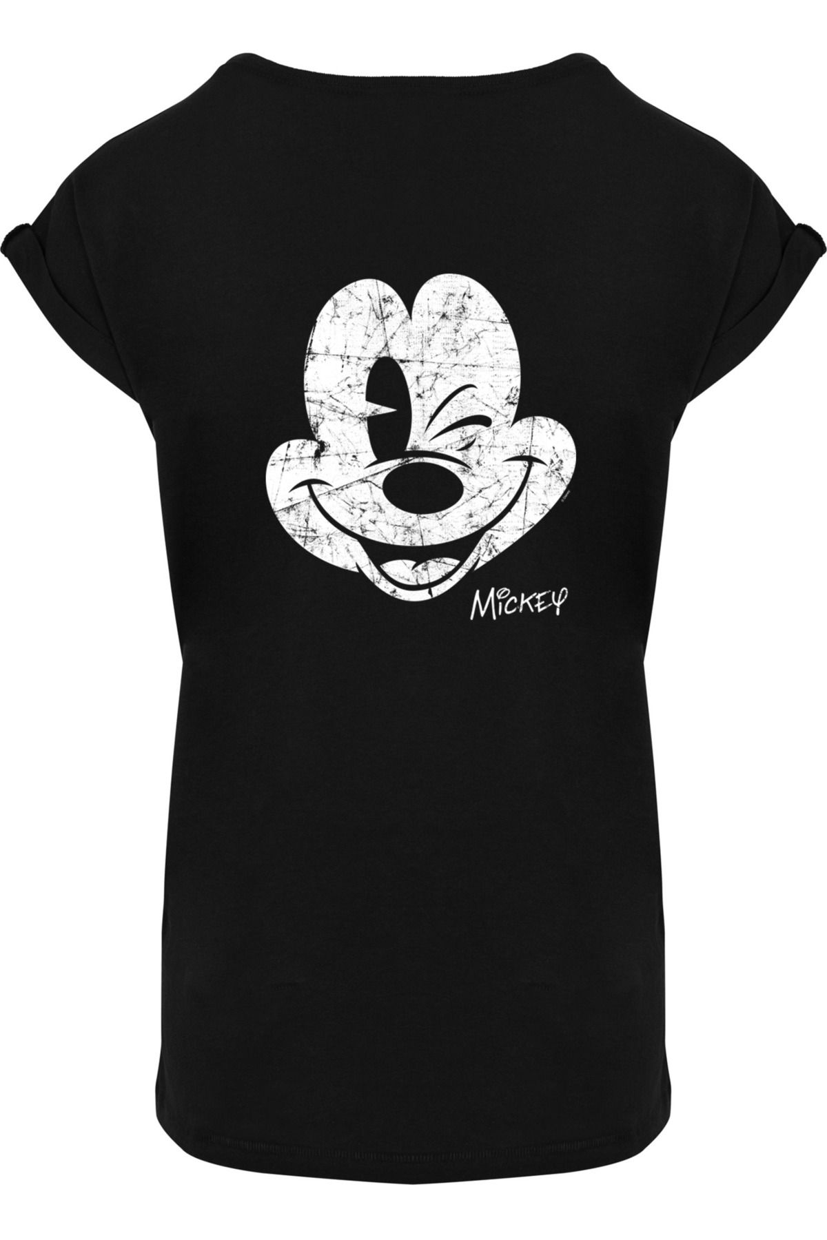 F4NT4STIC Damen Disney Mickey Mouse Since Beaten mit übergroßem Damen-Kapuzenpullover  - Trendyol
