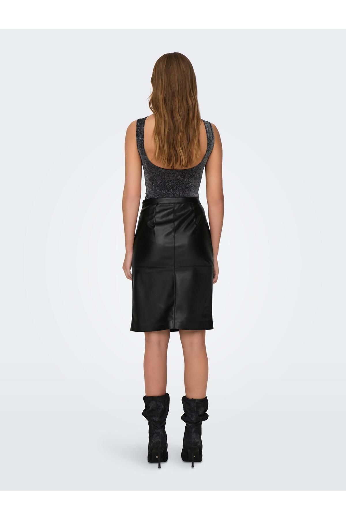 オンラインストア早割 DEEP SLIT FAKE LEATHER SKIRT | www.tuttavia.eu