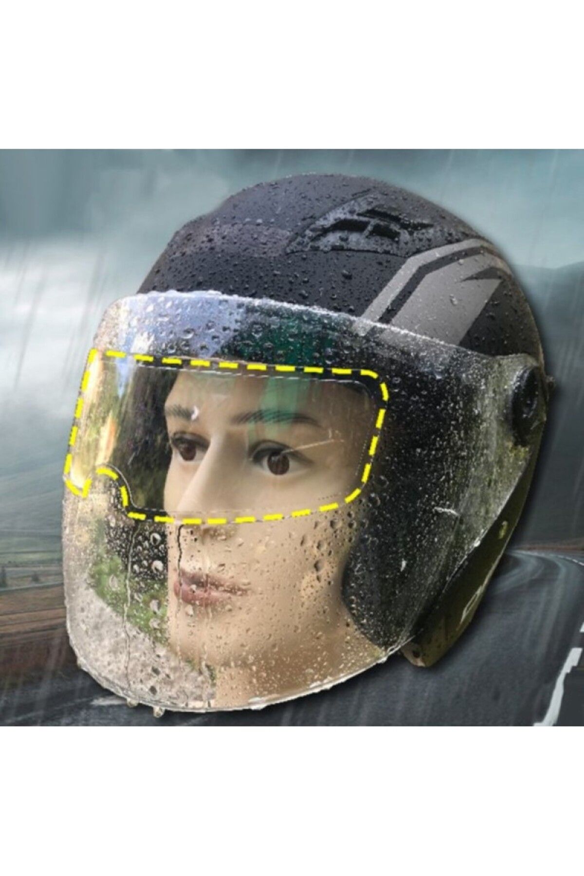 Antifog Pinlock Helmet Visor Anti-Fog Universal Pinlock Film - Trendyol