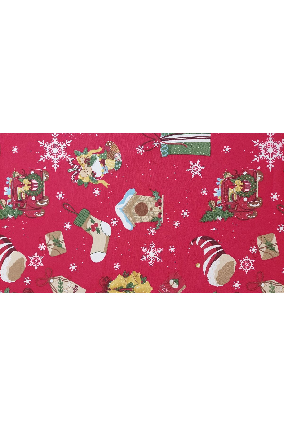 gonk-Rectangular, Christmas Patterned, Duck (LIQUID PUSHER, SPOT-PROOF) Fabric, Dining Table Cloth 3