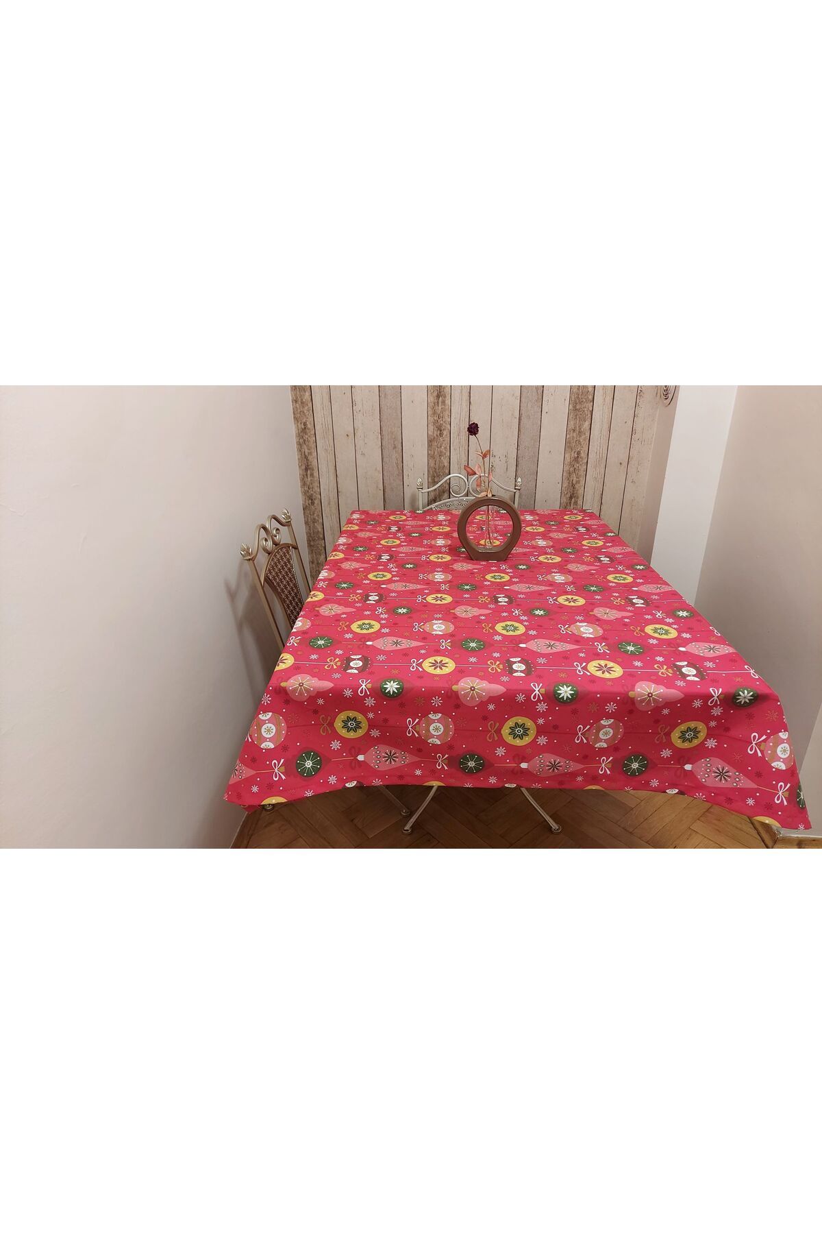 gonk-Rectangular, Christmas Patterned, Duck (LIQUID PUSHER, SPOT-PROOF) Fabric, Dining Table Cloth 4