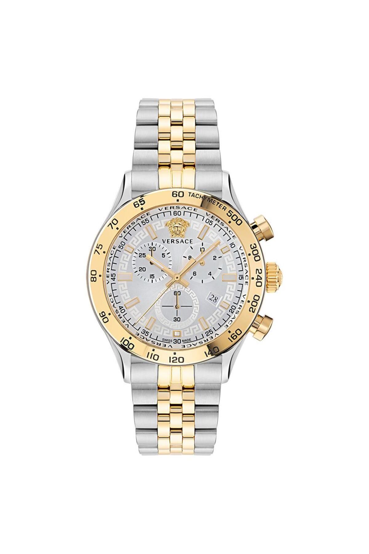 Versace Watch Silver colored Plain Trendyol