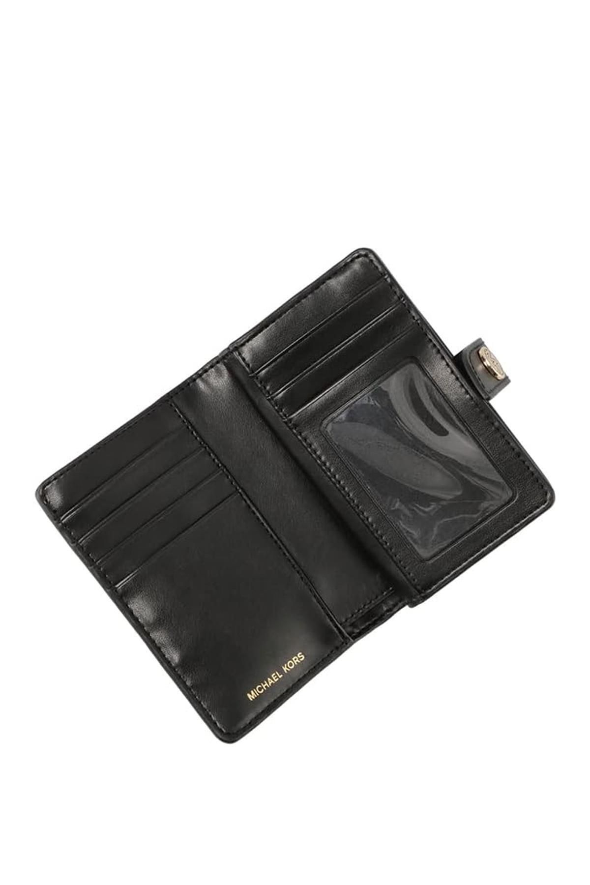 Mk black leather 2024 wallet