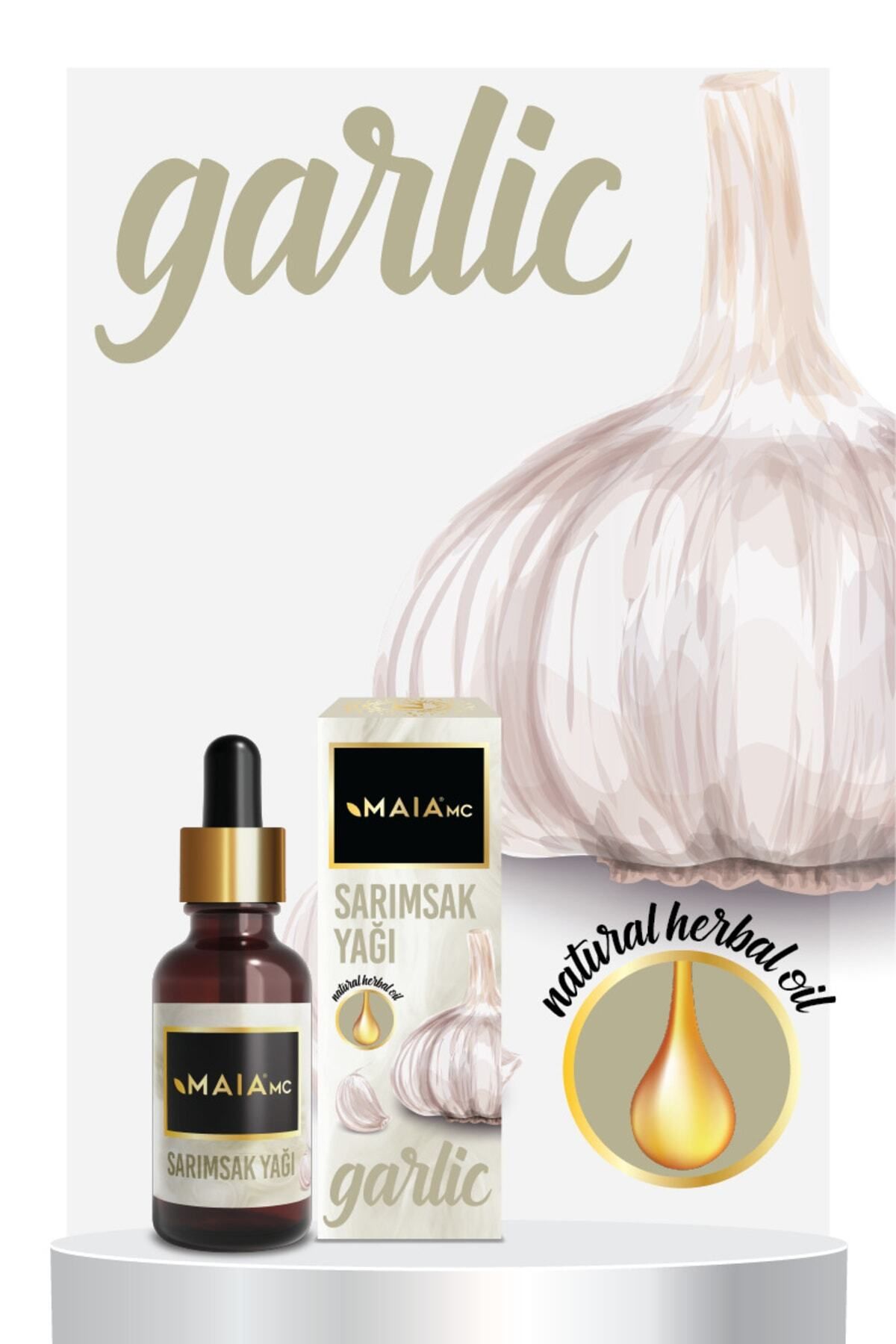 Maia mc-Garlic Oil - Helps Prevent Acne and Pimple Formation on the Skin 20 ml 2