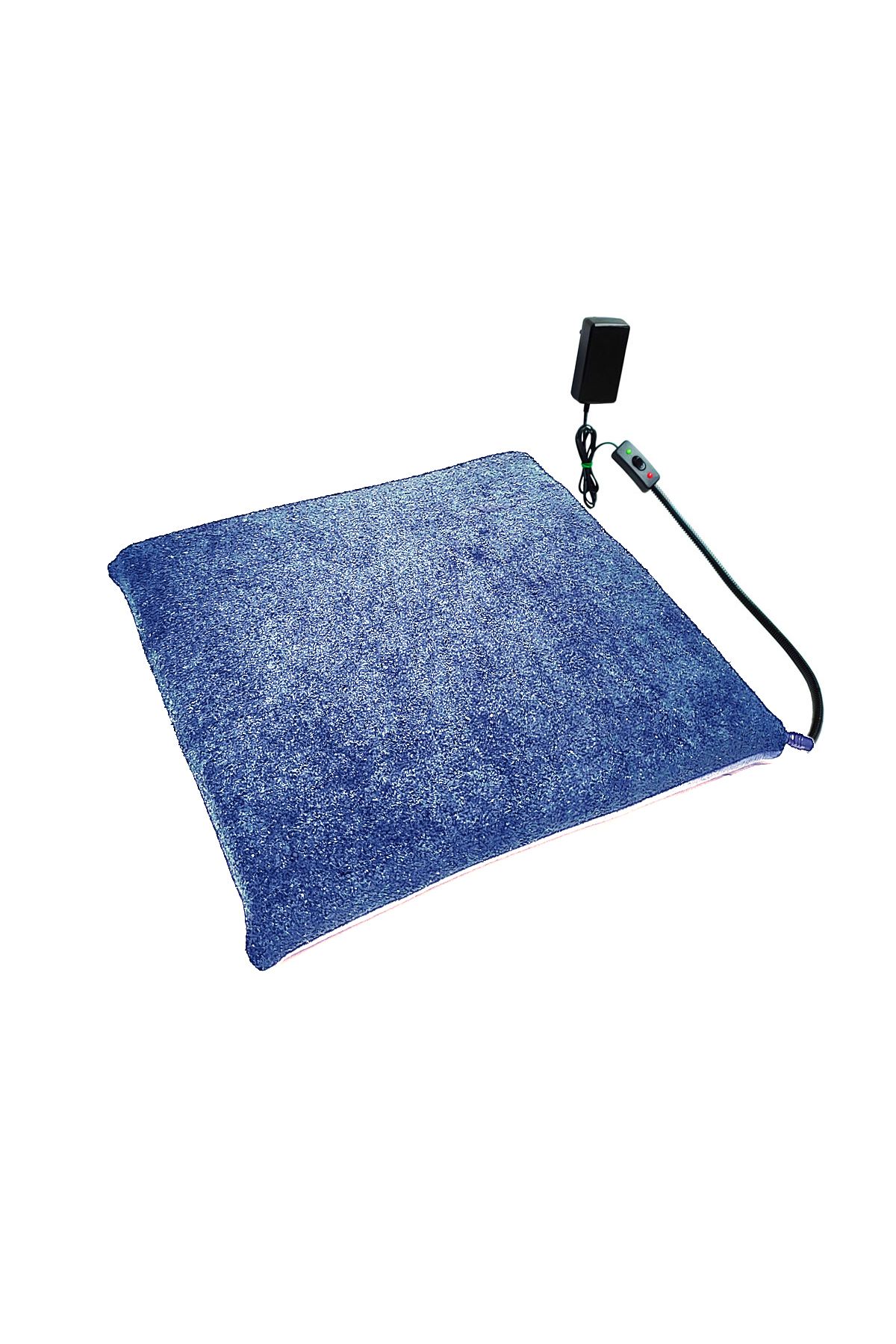 تخت گربه و سگ آبی برقی کوسن گرم شده بخاری قارچ 12 ولت 45X45Cmx4Cm پاورتچ  Powertec