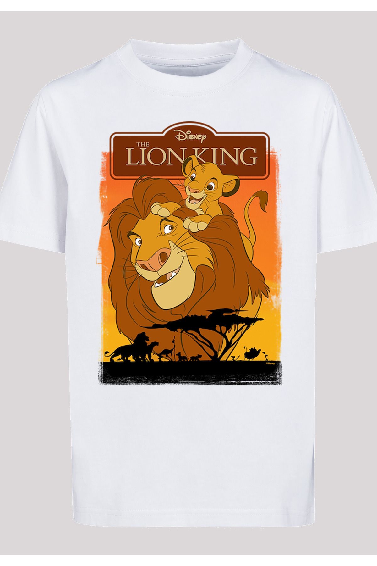 Kinder mit Der der und Shirt Mufasa Löwen F4NT4STIC Simba für Kinder Disney Trendyol König Basic-T- -