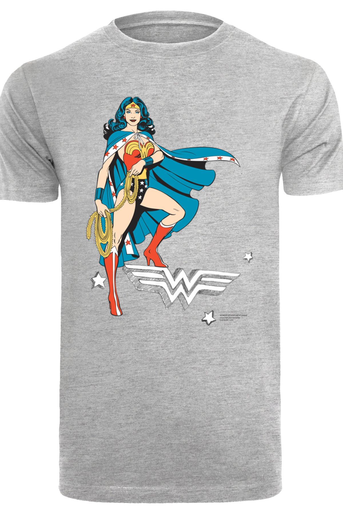 Standing Herren Rundhalsausschnitt Woman mit Trendyol T-Shirt F4NT4STIC Comics Logo DC Wonder -