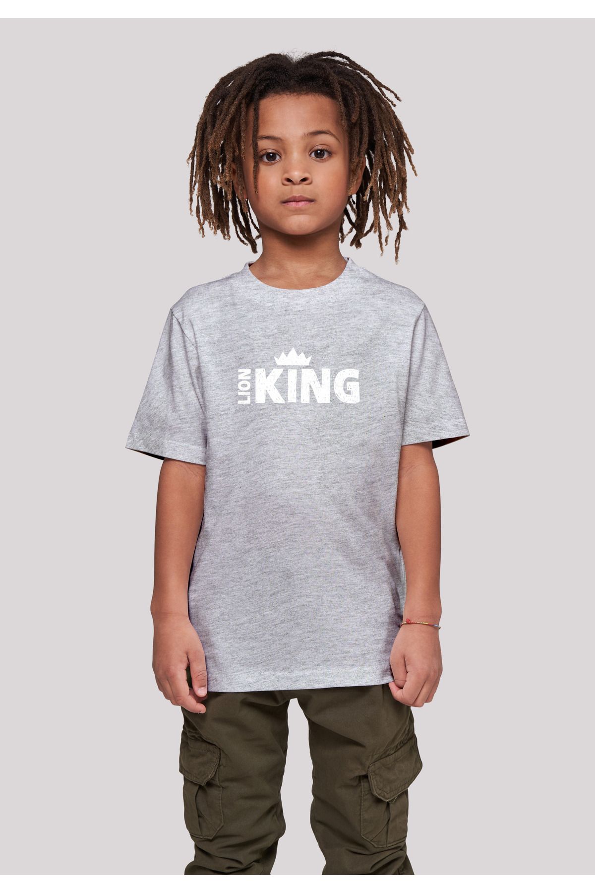 F4NT4STIC Kinder Disney Der mit - Löwen der Filmkrone Kinder-Basic-T-Shirt Trendyol König