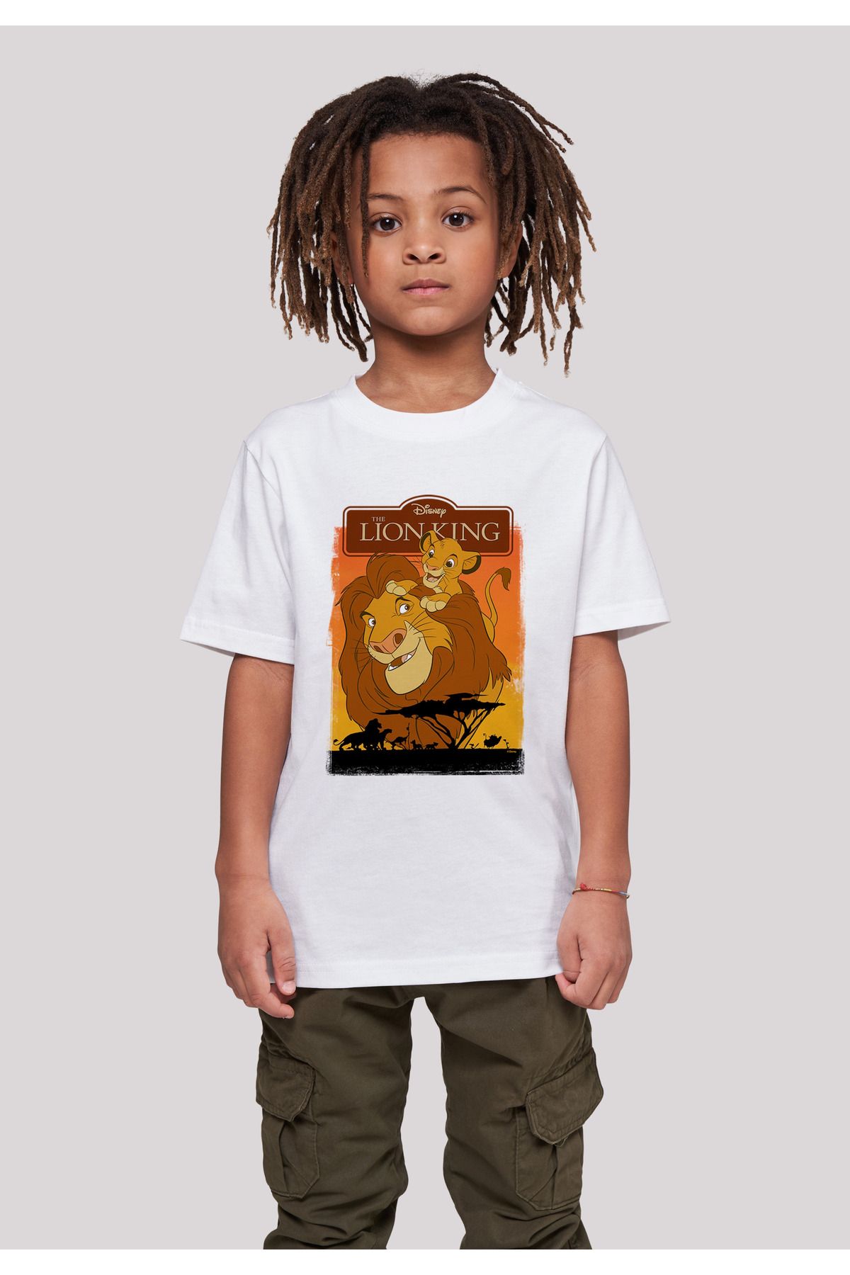 F4NT4STIC Shirt Der und Kinder Basic-T- Disney Kinder König Simba Trendyol für - Mufasa mit der Löwen