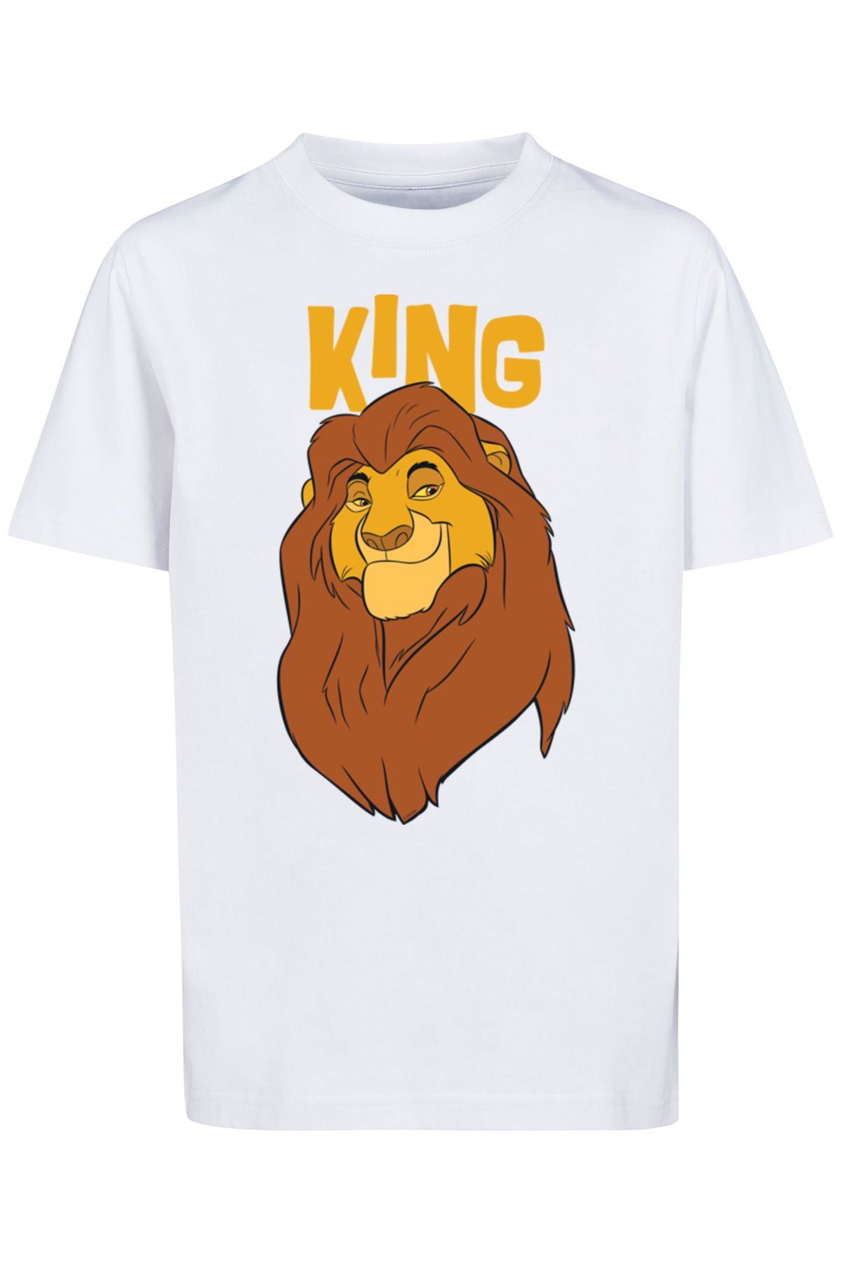 Kids King-WHT Kinder der -Shirt Basic Trendyol Der mit T Löwen König Disney F4NT4STIC Mufasa -