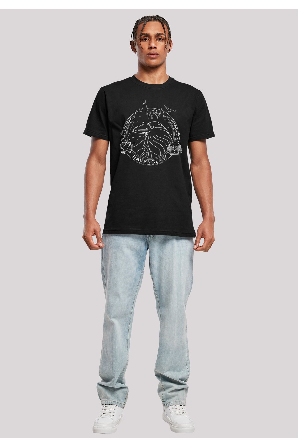 Herren Seal Harry T-Shirt mit F4NT4STIC Ravenclaw - Trendyol Potter Rundhalsausschnitt