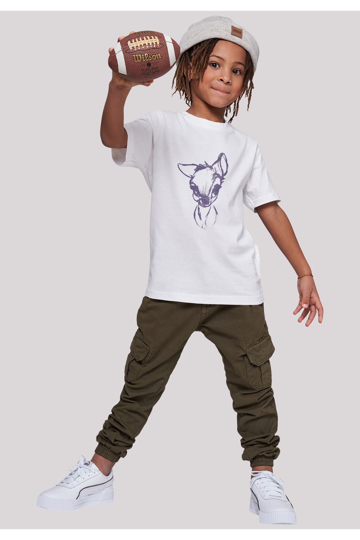 F4NT4STIC Kinder mit Kids Basic - Mood T-Shirt Bambi Trendyol