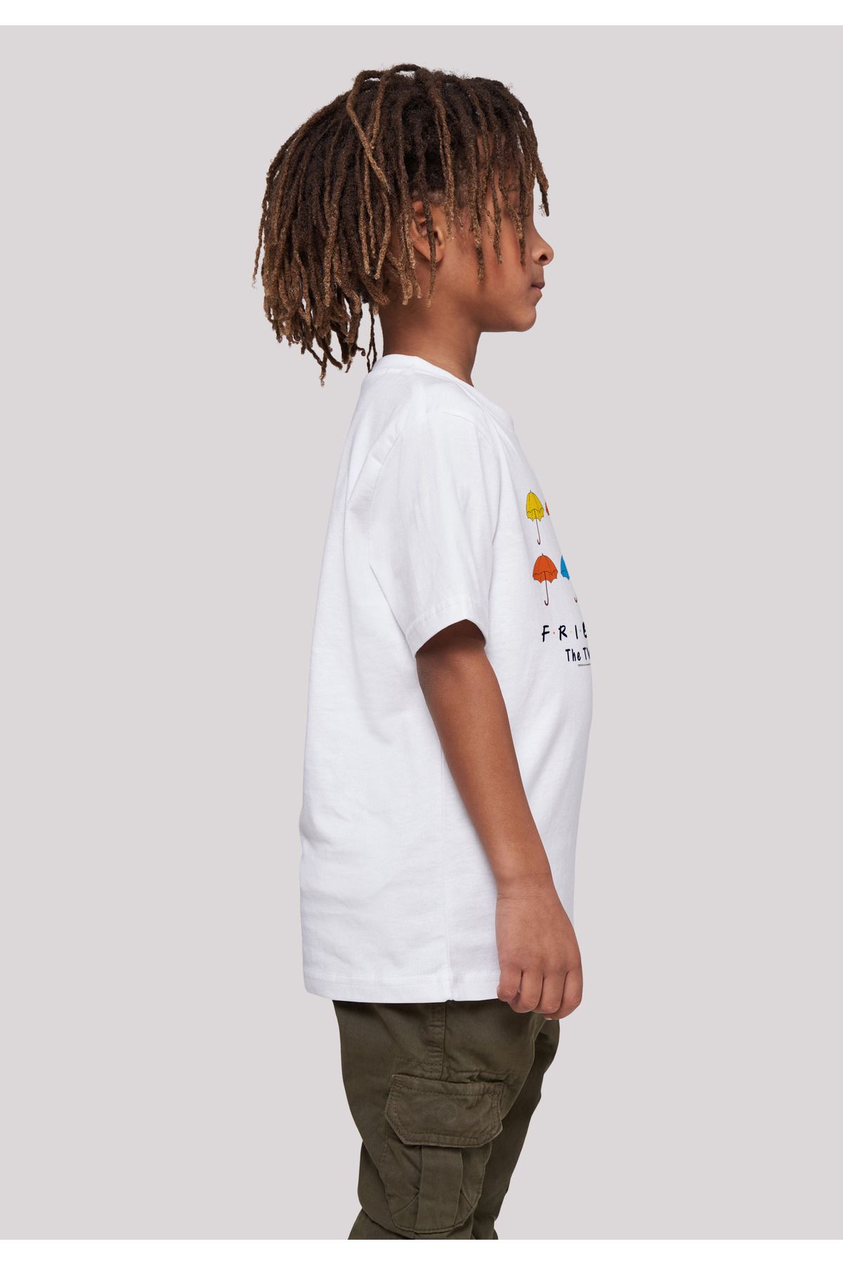 F4NT4STIC Kinder für von Basic-T-Shirt mit Farbige - Friends Trendyol Regenschirme Kinder