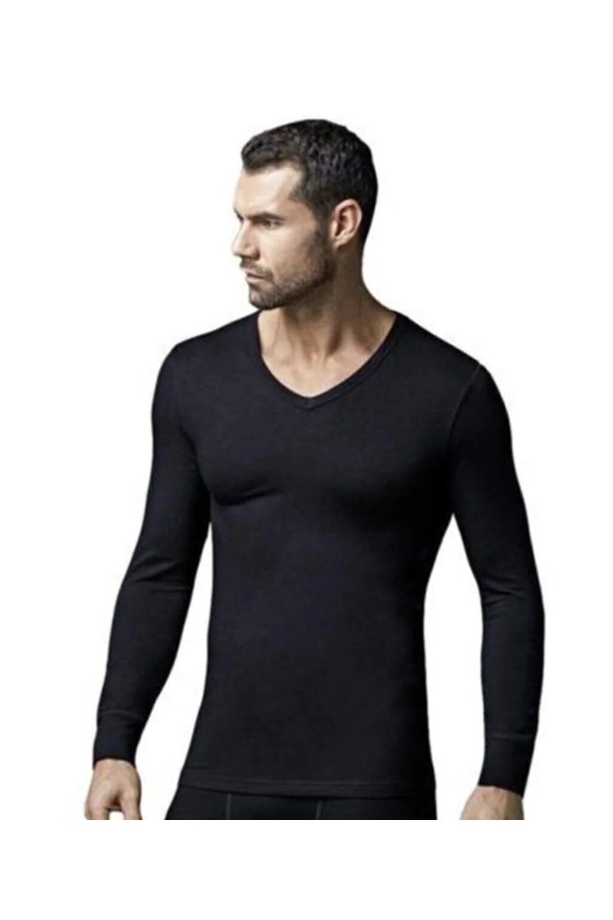 Berrak Erkek V-yaka Termal Üst