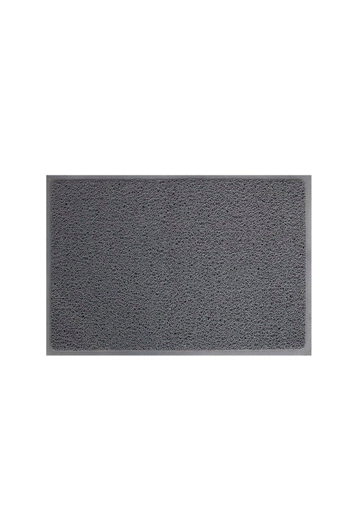 Platin Ambalaj-Plt Curly Mat Gray 100 X 50 Non-Slip Base Carpet Runner Door Mat 2