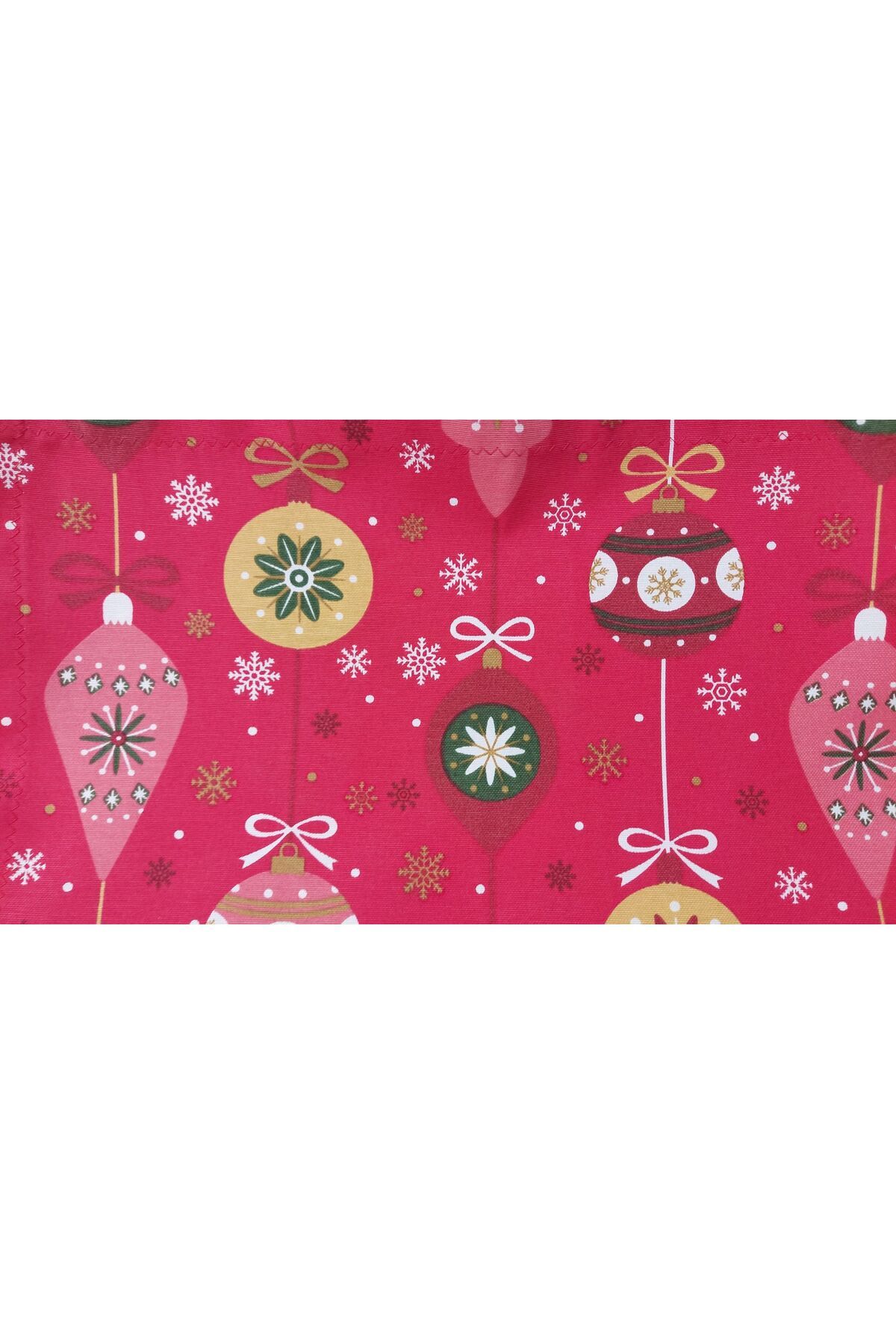 gonk-Rectangular, Christmas Patterned, Duck (Liquid Repellent, Stain Resistant) Fabric, Dining Table Cloth 2