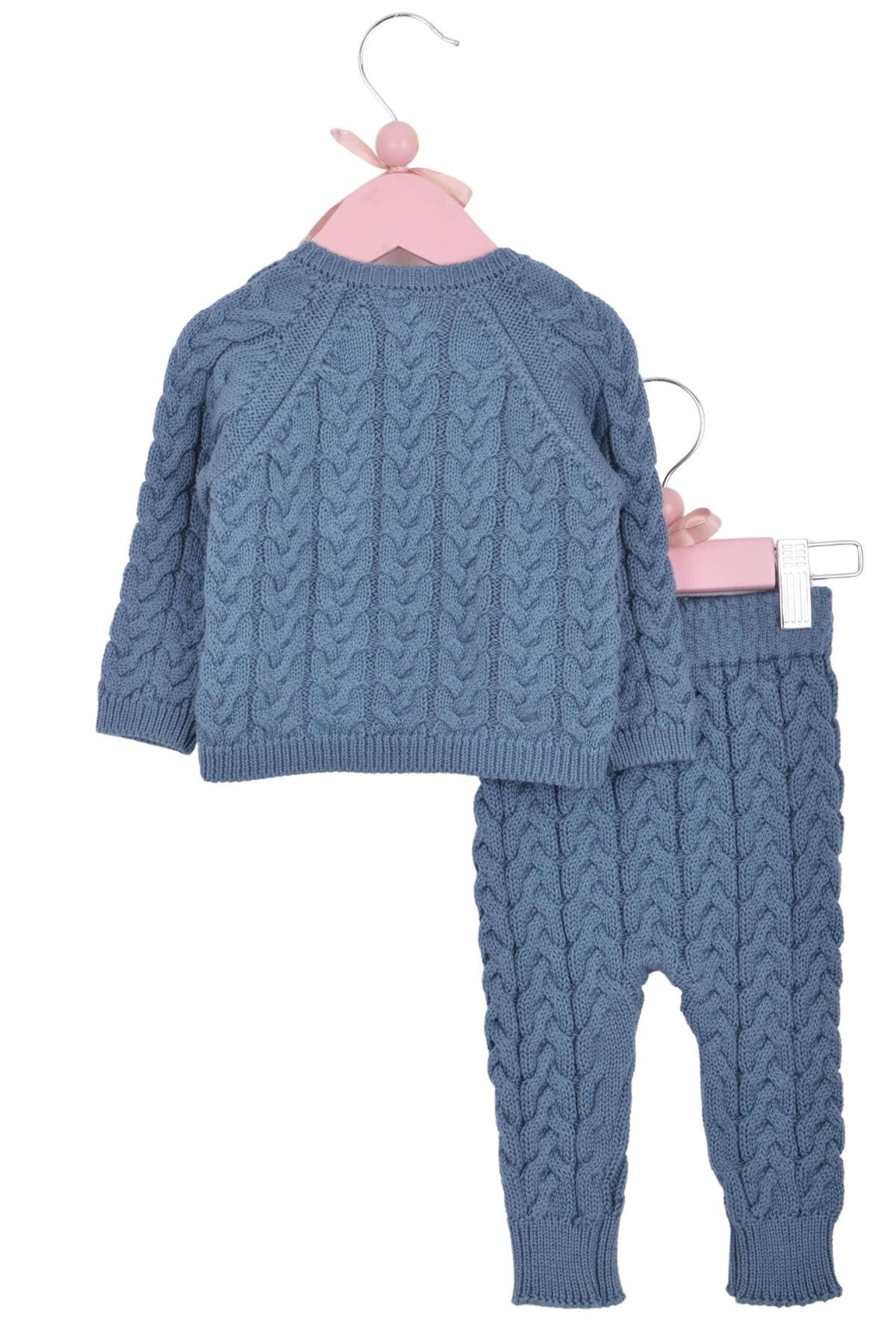 ست نوزادی پسرانه – دخترانه آبی Minora | 7624TKM اورجینال - تصویر 2