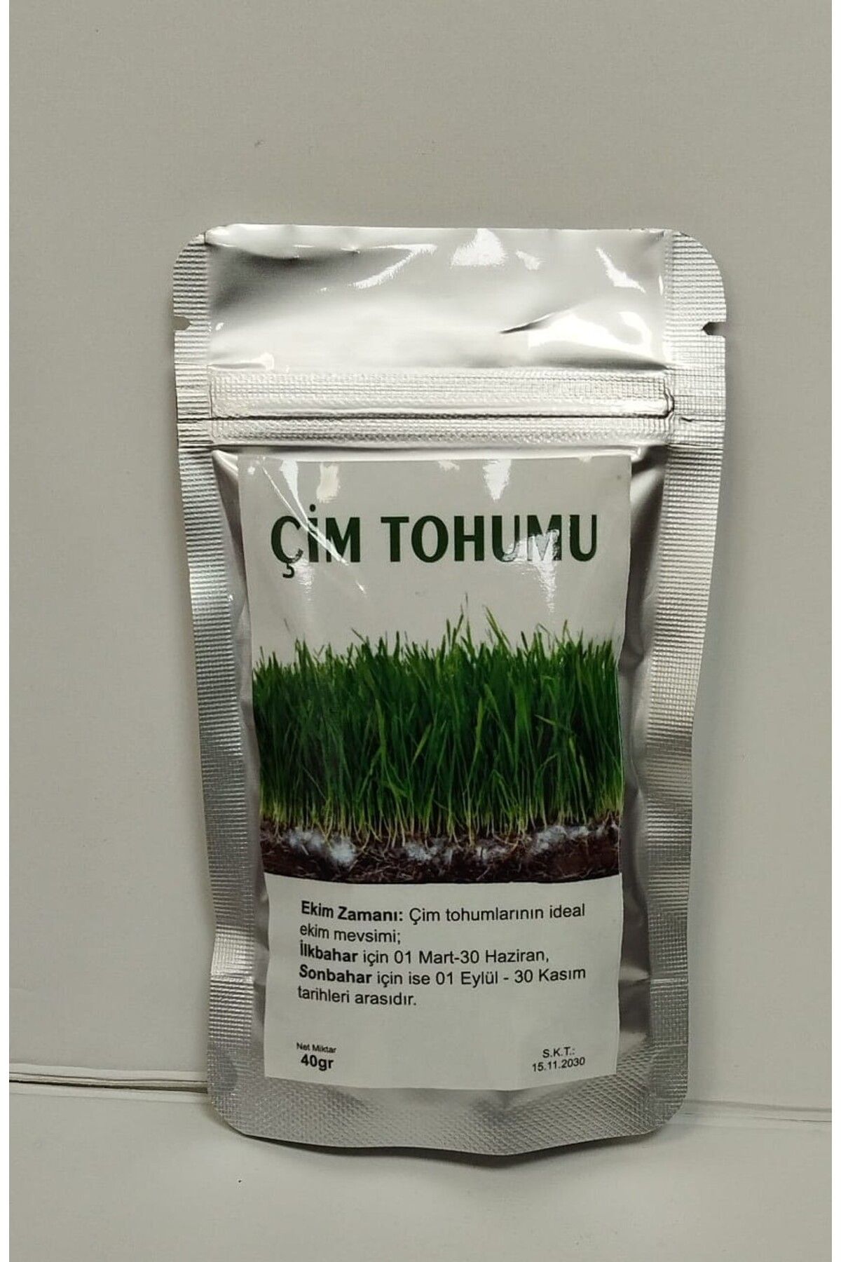 Çim Tohumu 40 gr 3 Paket