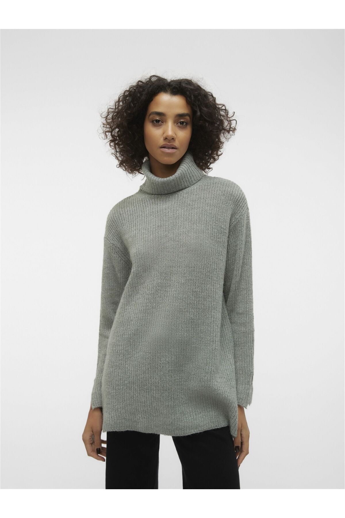 Vero Moda-Strickpullover VMRIKI LS ROLLNECK PULLOVER EXC 4
