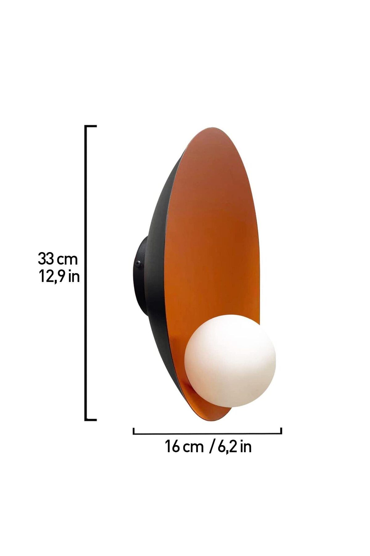 Bamyum-Wandleuchte Innen aus Metall, Wandlampe Wandleuchten/Kondensatoren Hängelampe Pendelleuchte 4