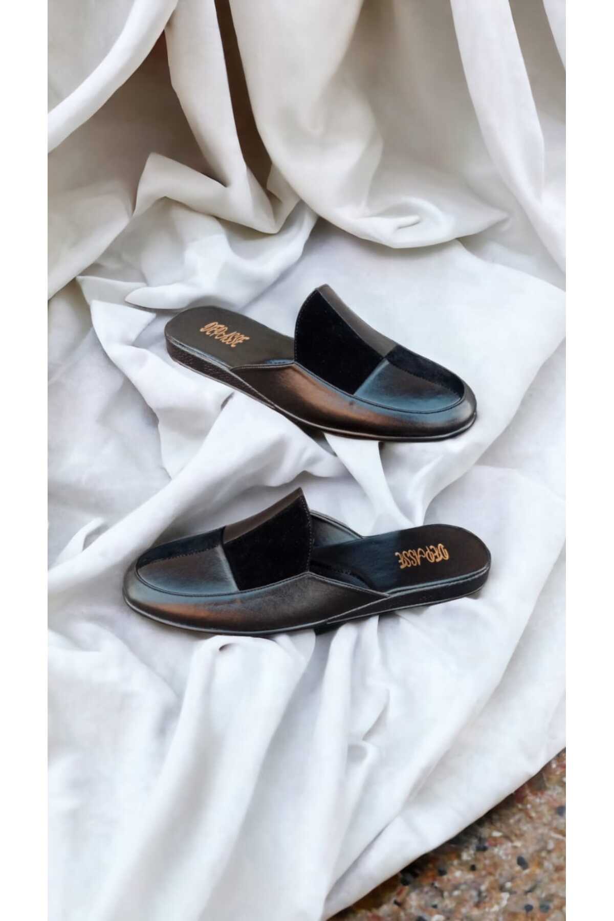  دمپایی مشکی مردانه برای مهمان خانه جهیزیه و داماد