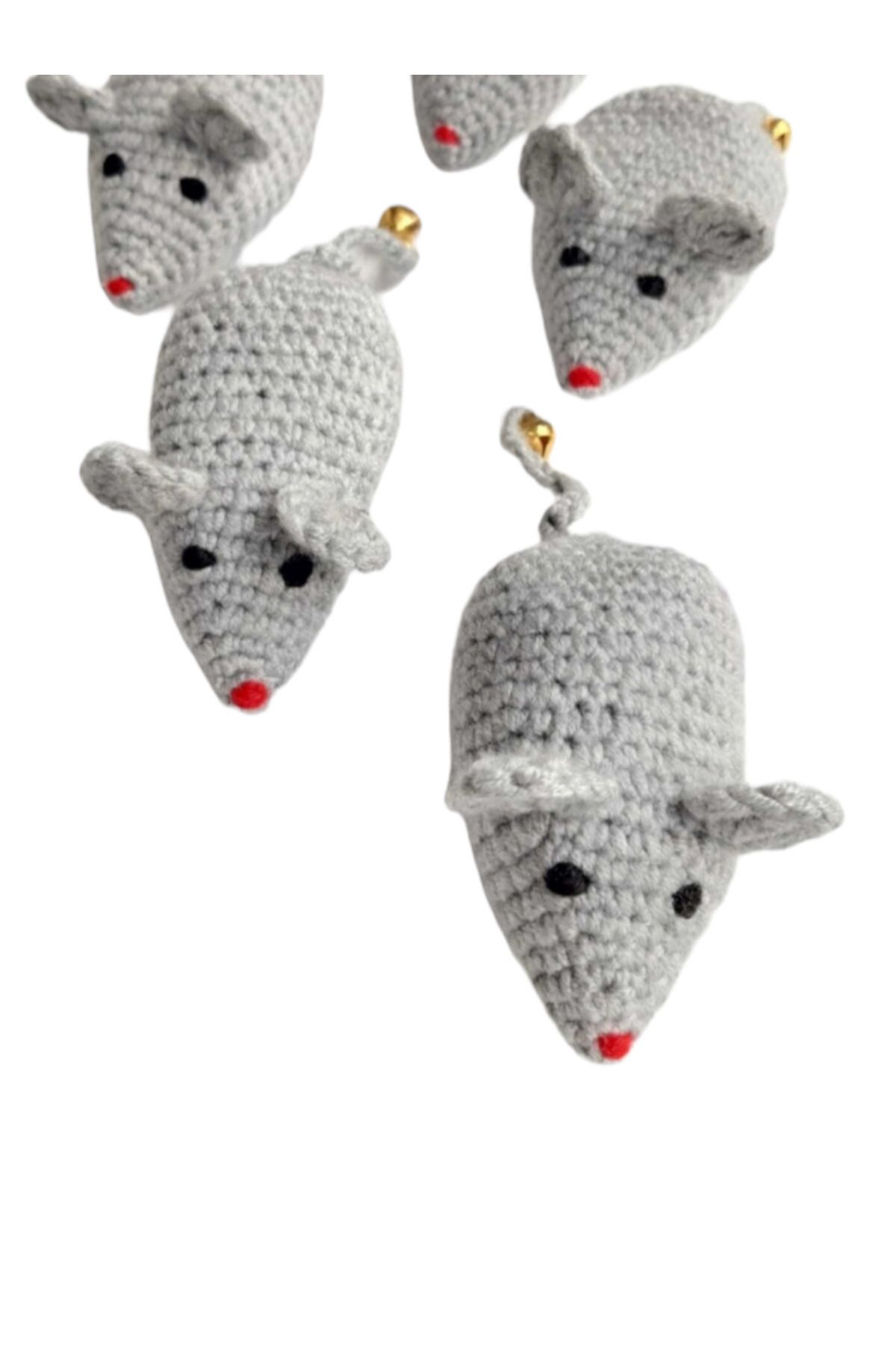 Be Cat-Catnip Mouse Model Cat Toy with Bells 4