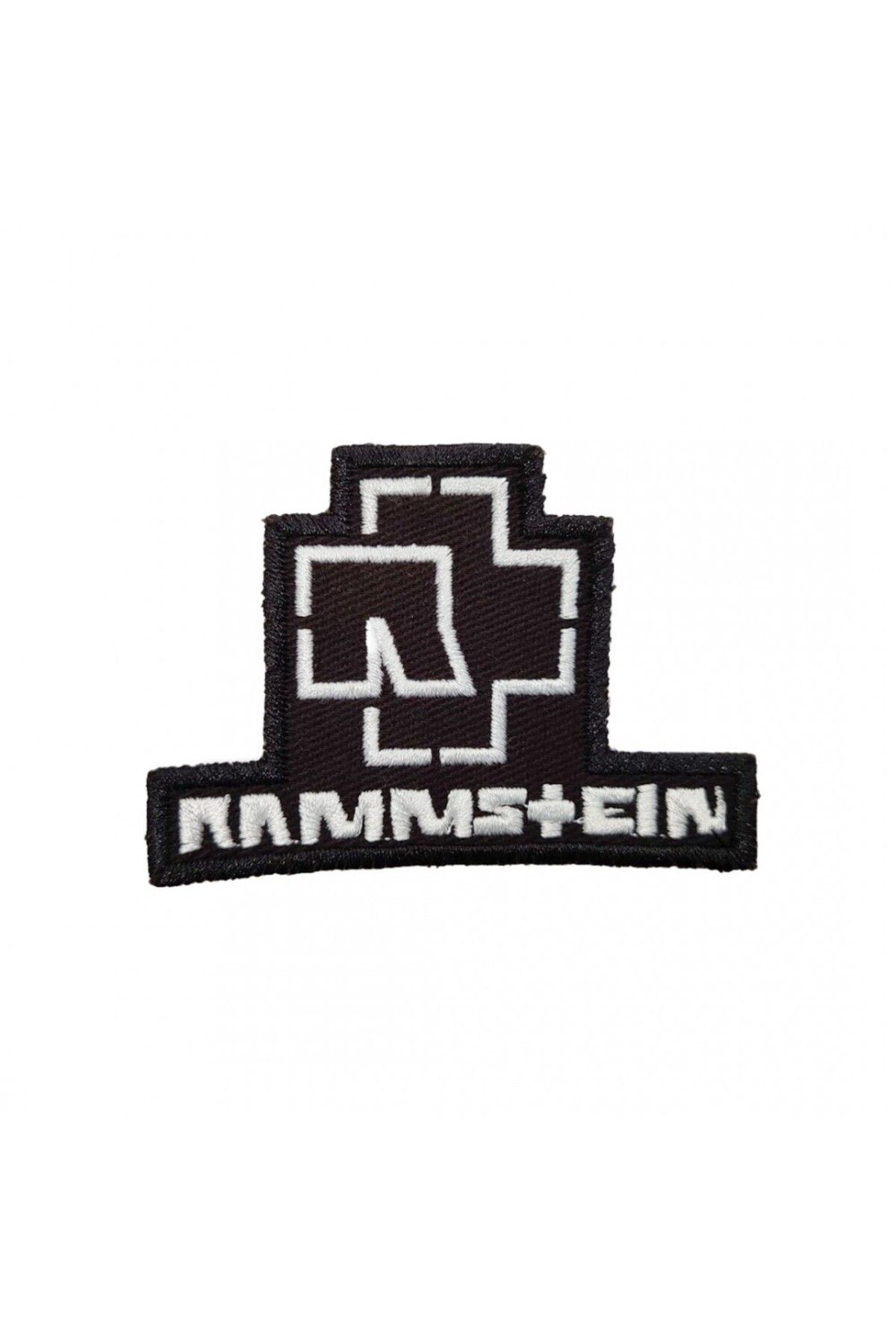 Z zepplin Rammstein Logo White Patch - Trendyol