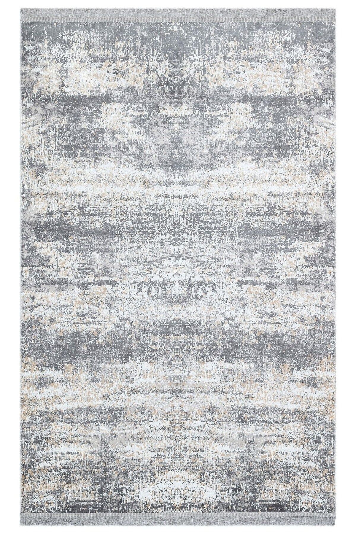 Eko Halı SATEEN ST 01 BEIGE GOLD XW  Hav Toz Vermez Yıkanabilir Kaymaz İnce Dokuma Modern Halı