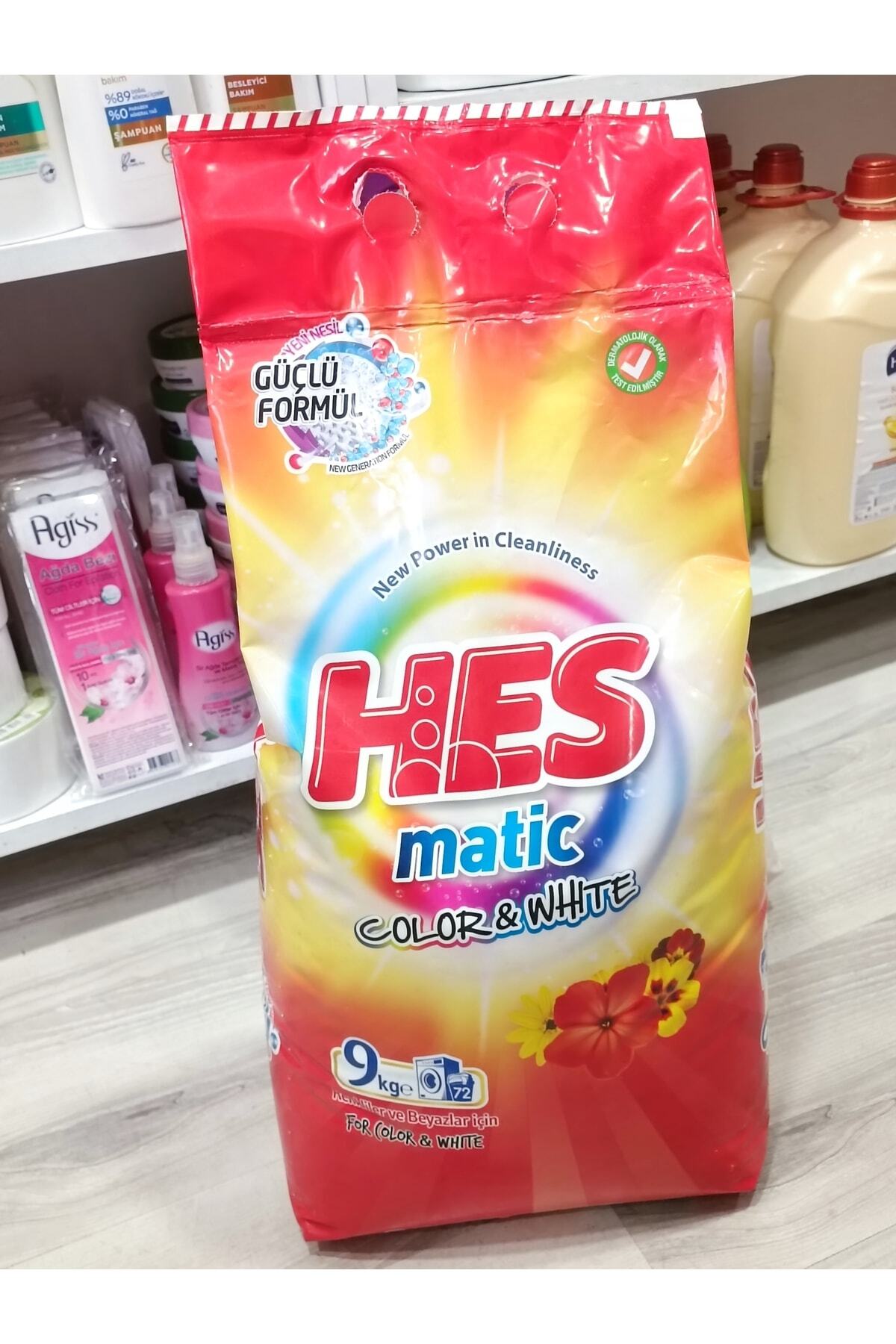 Matik Toz Çamaşır Deterjanı 9KG Beyazlar ve Renkliler Tüm Çamaşırlar (72 Yıkama)