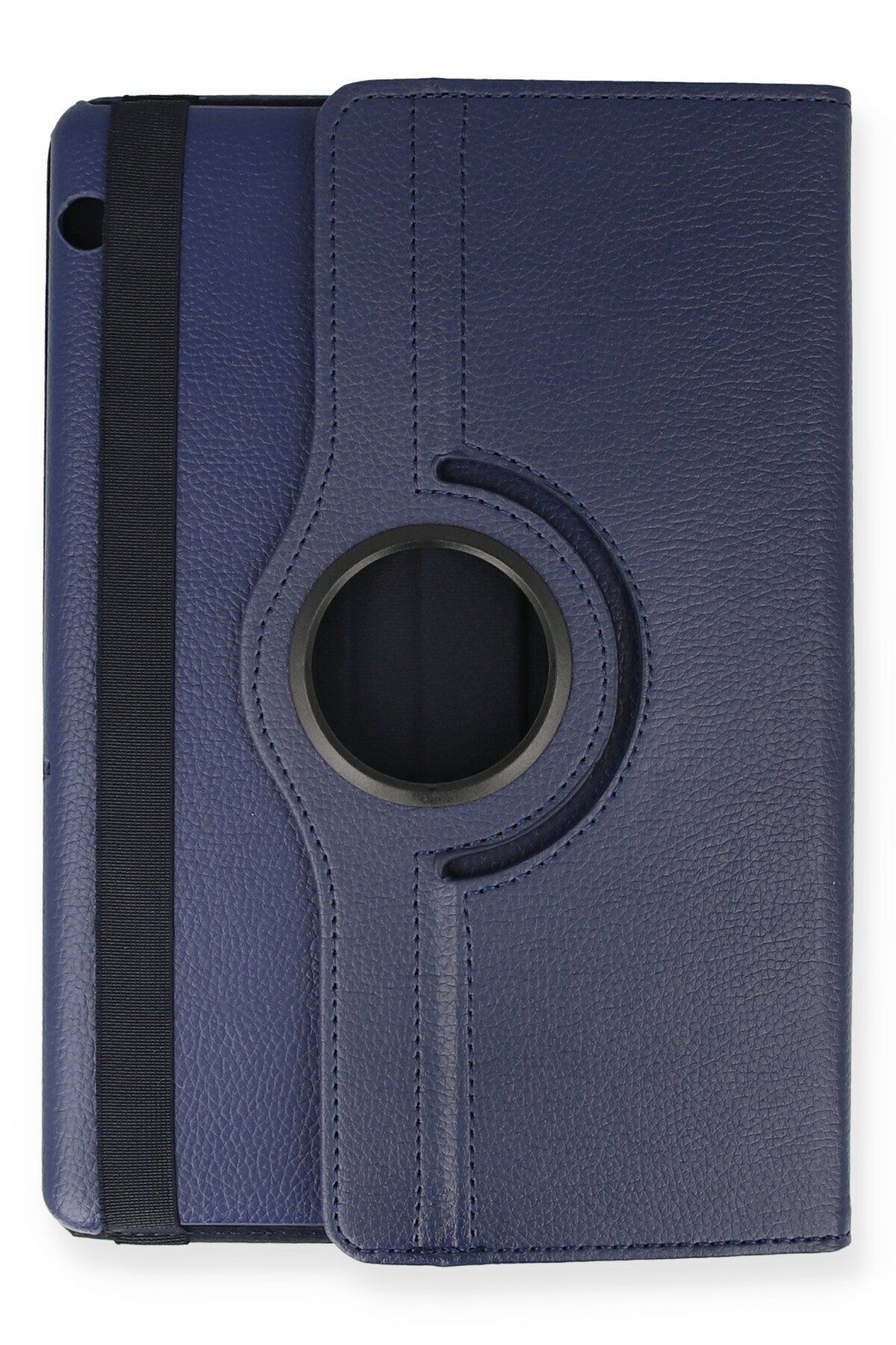AQUA AKSESUAR-Huawei MediaPad T5 10 Compatible Case 360 Rotating Leather Protected Tablet Case - Navy Blue 2
