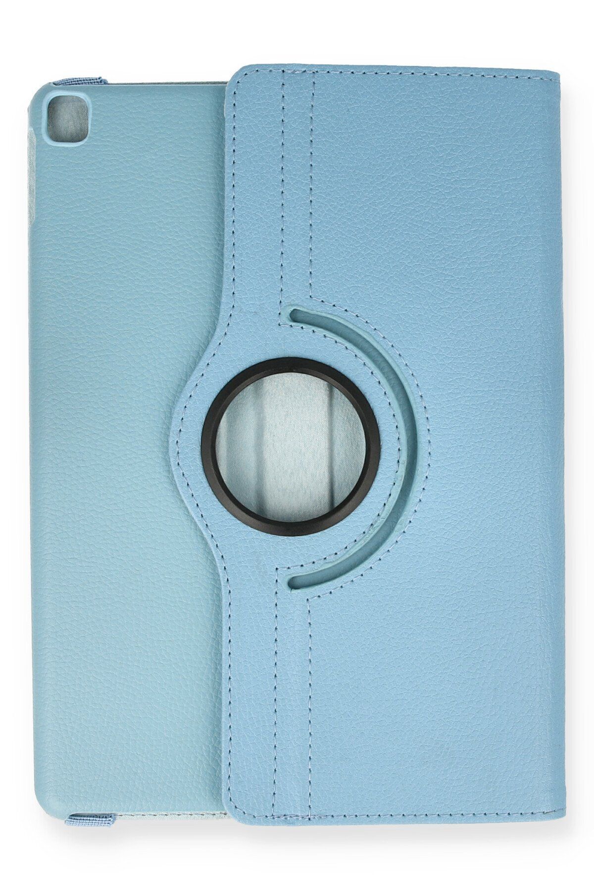 AQUA AKSESUAR-10.2 (8th generation) Compatible Case 360 Rotating Leather Protected Tablet Case - Turquoise 2