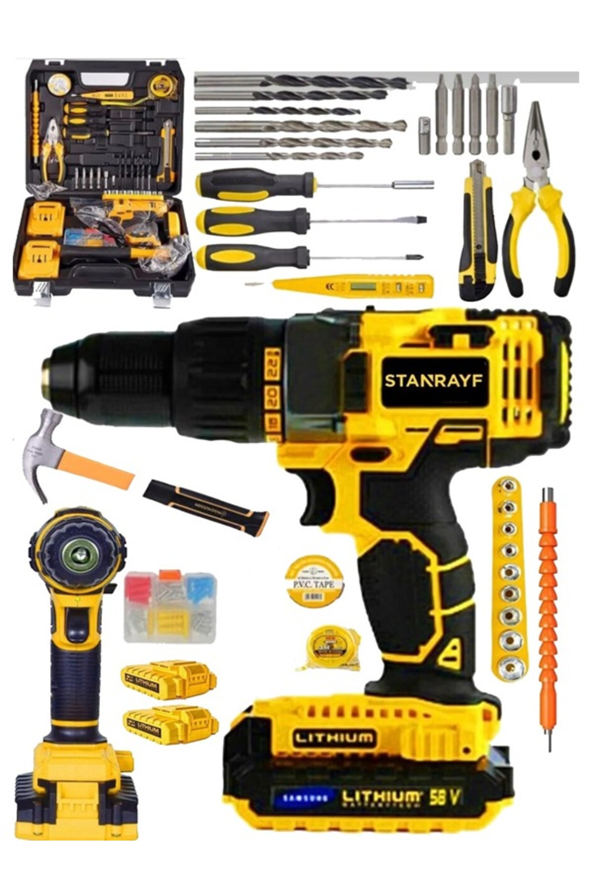 stanrayf Germany Technology 128 Vf 12 Ah Lion Çift Akülü Çelik Şanzıman ...