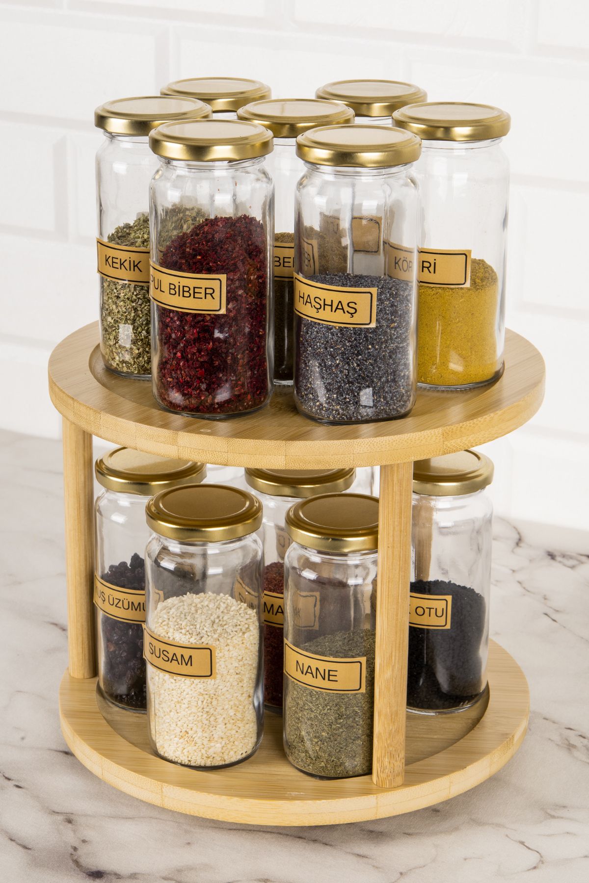 Glass spice jars with glass lids best sale