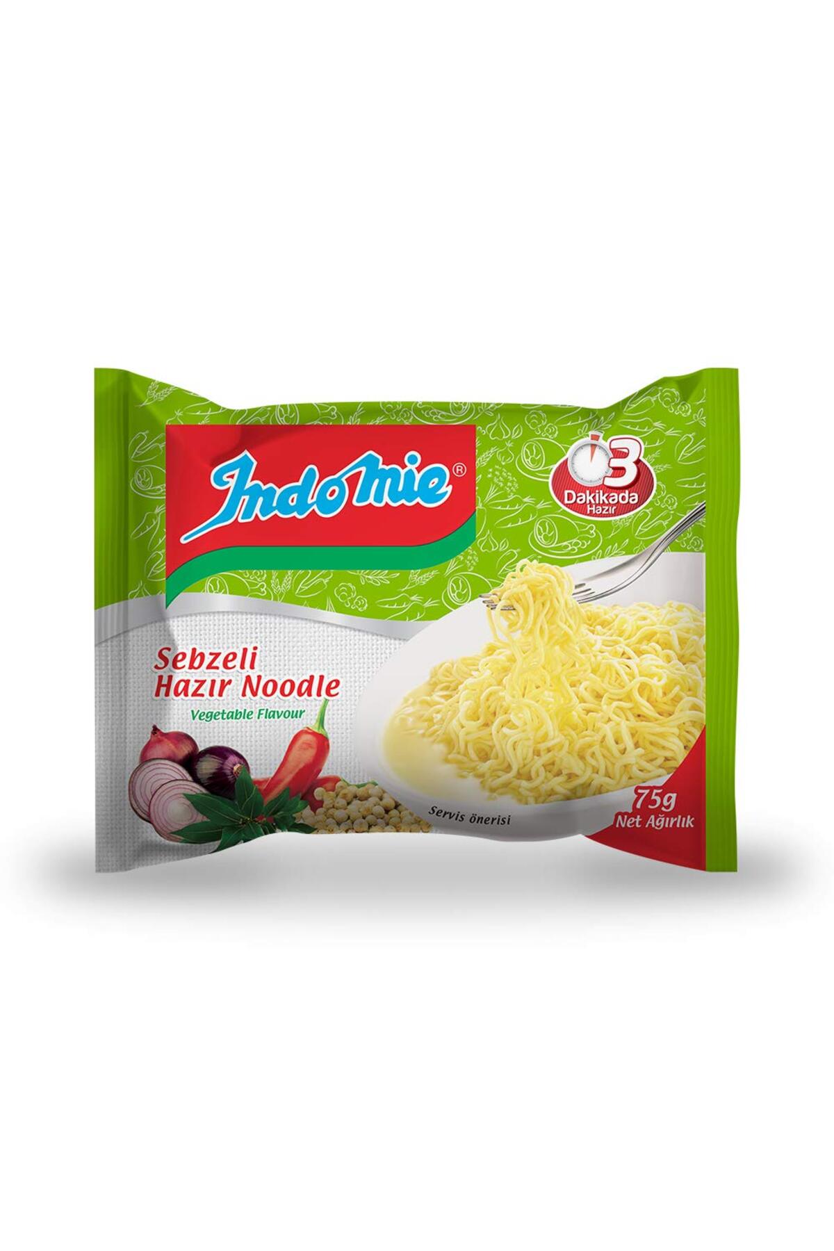 İndomie İndomie Paket Noodle Sebzeli 75gr X 40 Adet