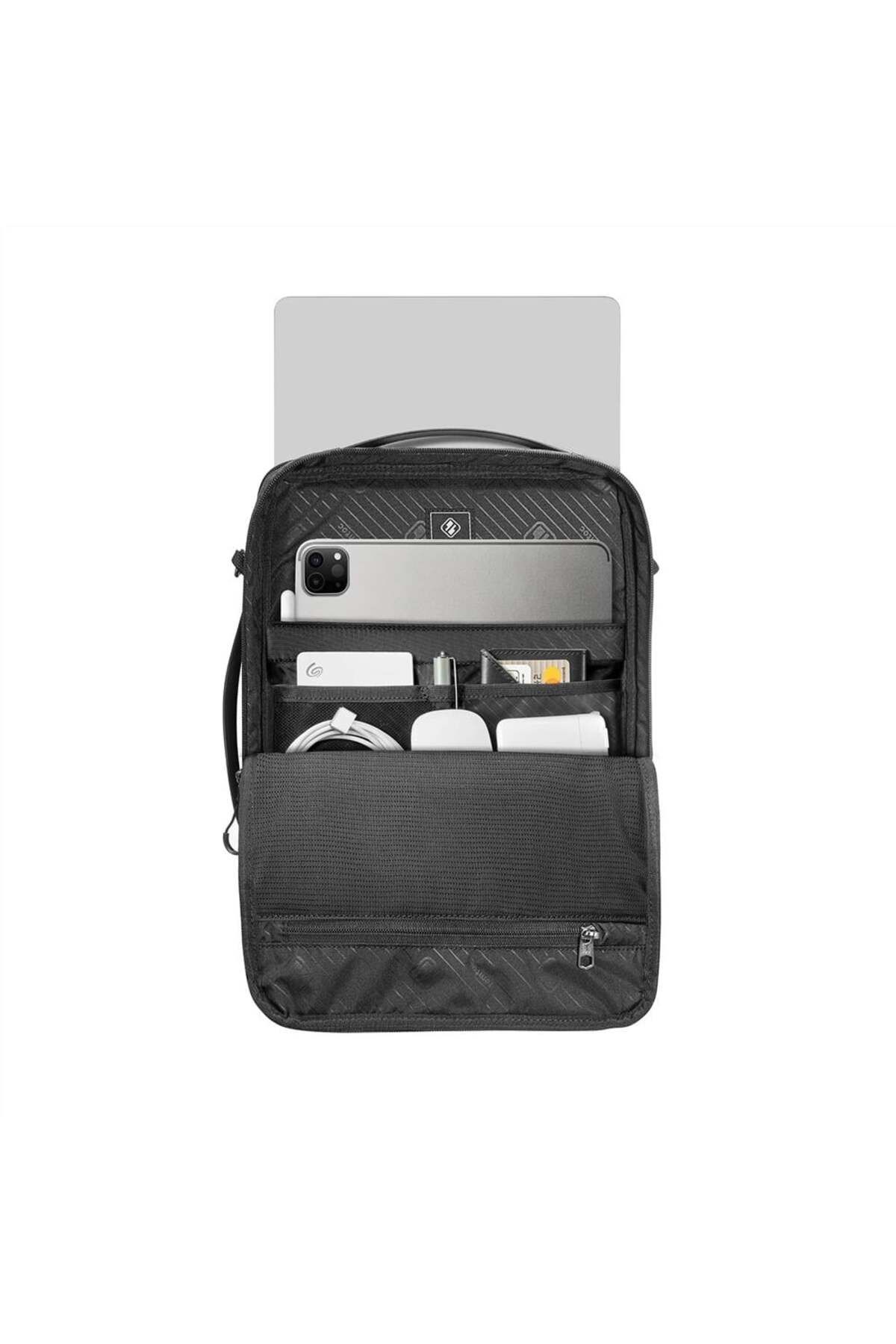 کیف لپ تاپ و اسناد مشکی مردانه زنانه H14 C01D 13.5 نوت بوک Tomtoc