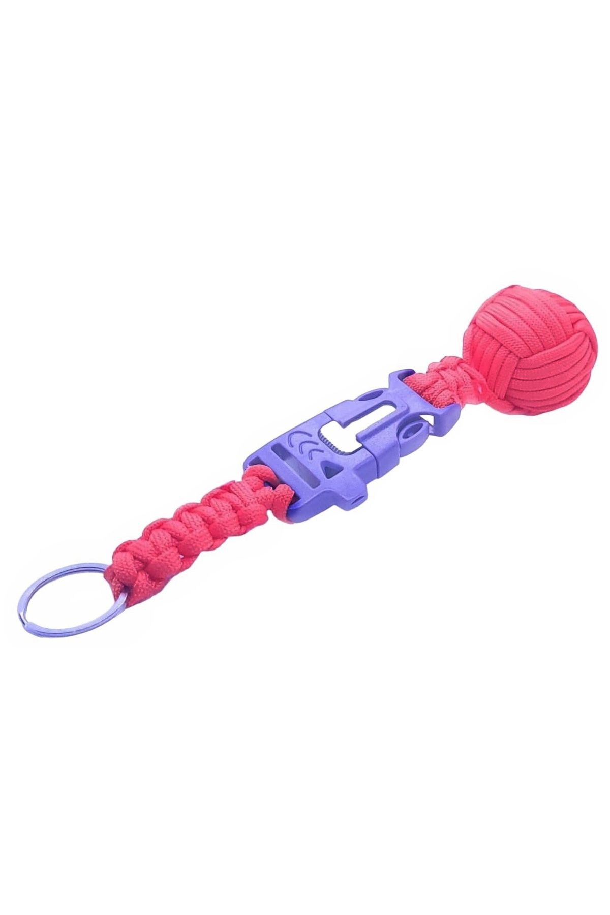 eklebunuda-Monkey fist Paracord Keychain 4
