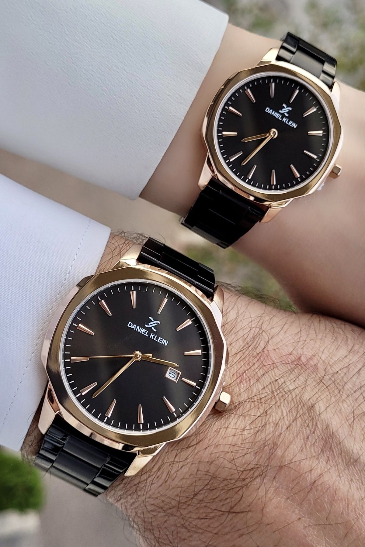 Daniel klein 2025 black analog watch