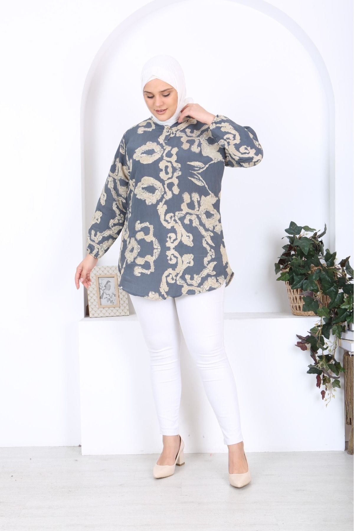 Tunikteks-Modal woven viscose soft kumas tunic 8